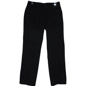 oobe Pants Womens 0 x 31" Black Polyester Flat Front straight leg Uniform Work